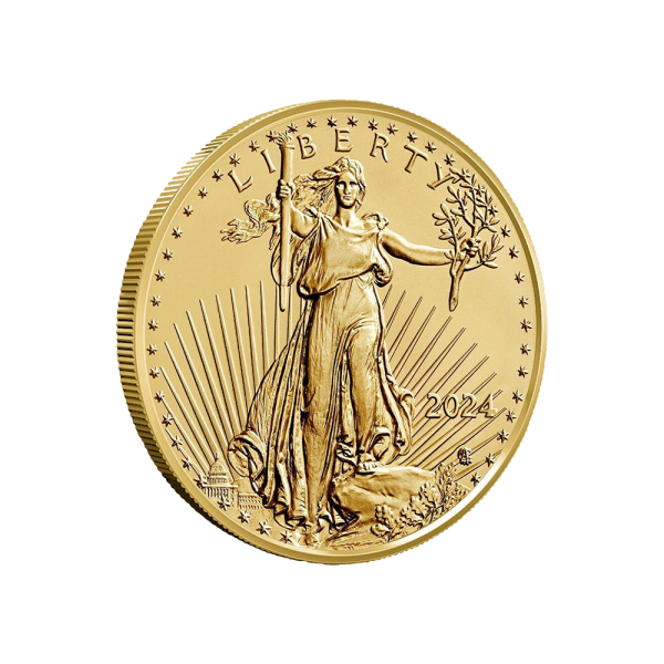 2024 1/10 oz American Gold Eagle Coin (BU)