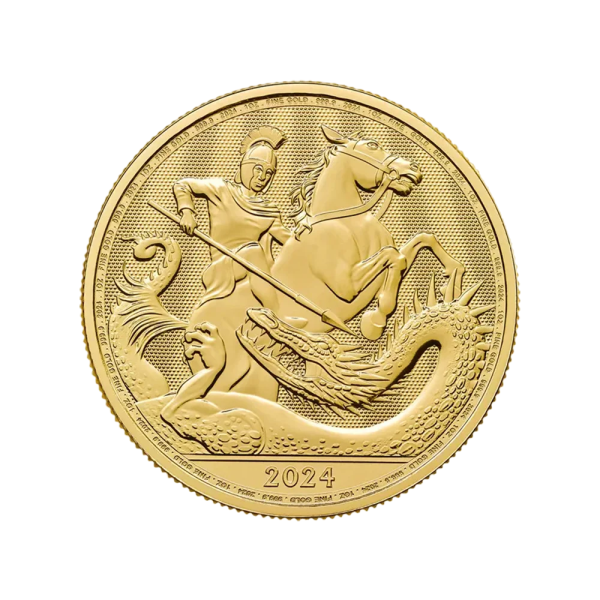 2024 UK St George and the Dragon 1oz Gold Coin