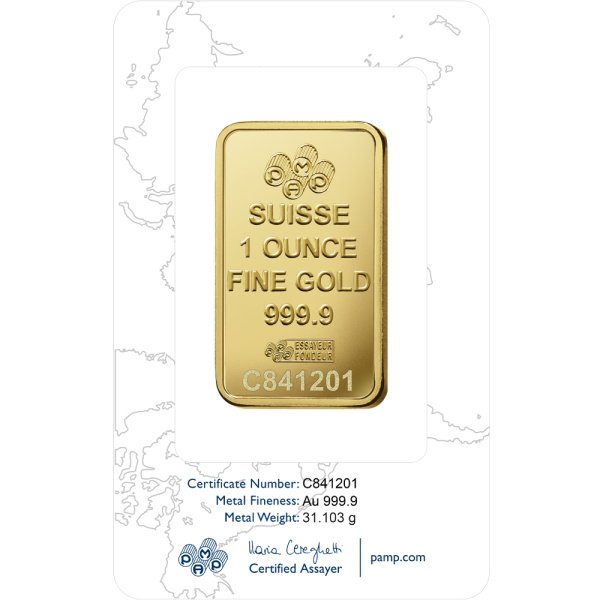 PAMP Rosa Gold Minted Bar - 1oz - Image 3