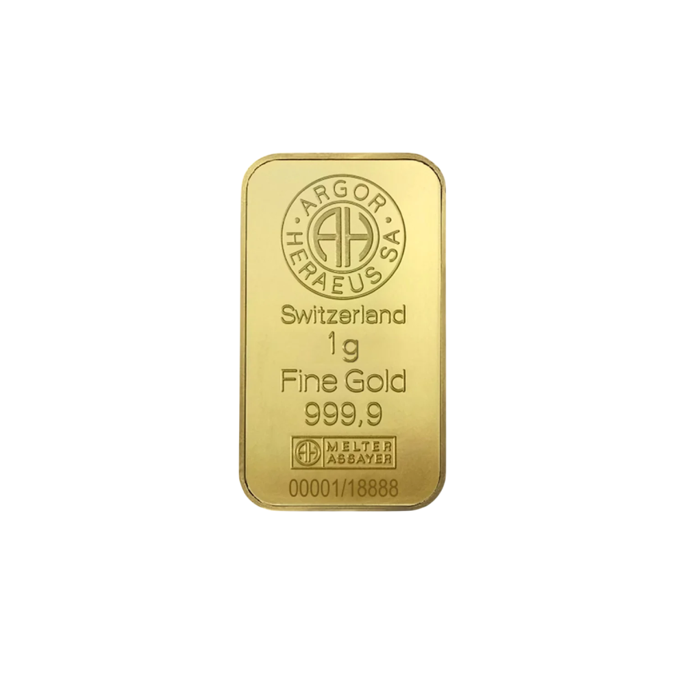 1g Minted Gold Bar