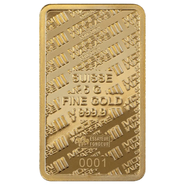 5g PAMP Call of Duty Modern Warfare III Gold Bar - Image 2