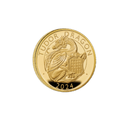 1oz The Royal Tudor Beasts: Tudor Dragon Gold Coin
