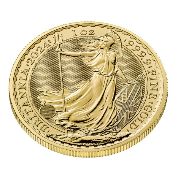 Britannia 2024 1oz Gold Bullion Coin - Image 3