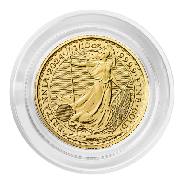 1/10oz British Britannia Gold Coin 2024 - Image 3