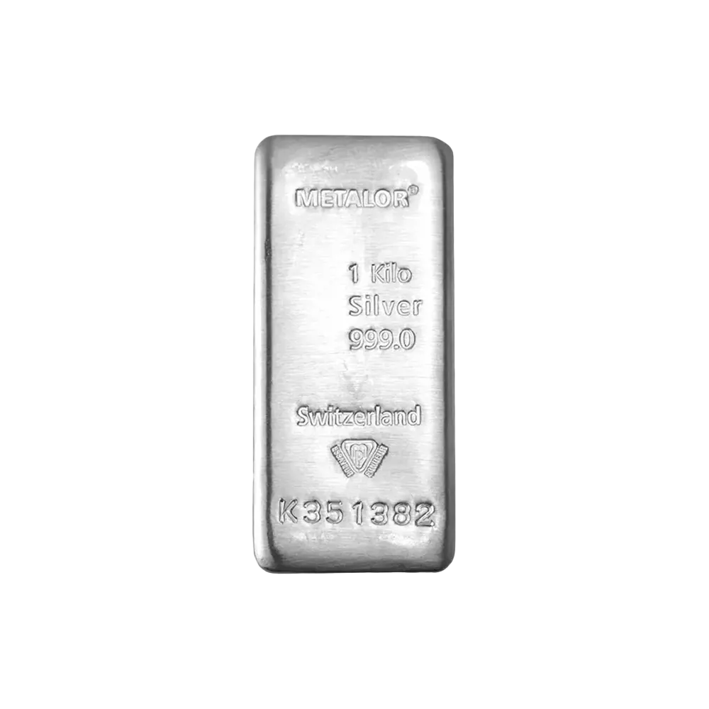 1 Kilo Metalor Silver Bar