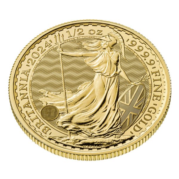 1/2oz British Britannia Gold Coin 2024 - Image 6