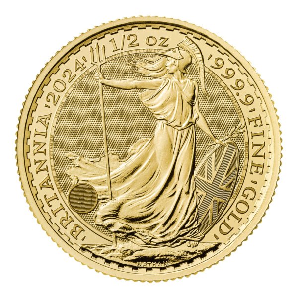 1/2oz British Britannia Gold Coin 2024 - Image 4