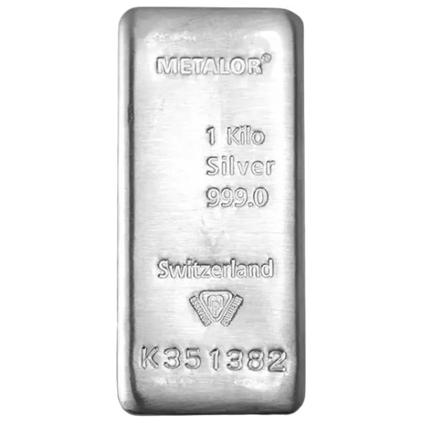 1 Kilo Metalor Silver Bar