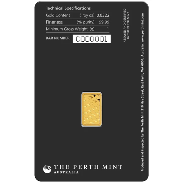 1g Gold Minted Bar | Perth Mint - Image 4