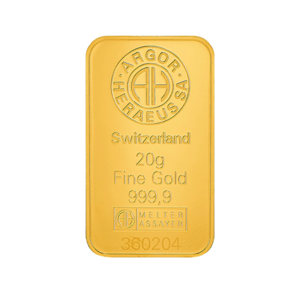 20g Minted Gold Bar | Argor-Heraeus - Image 3