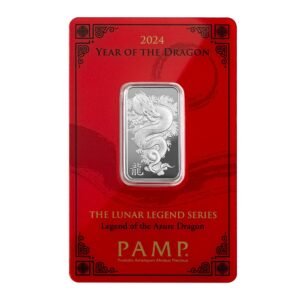 PAMP 'Year of the Dragon' Suisse 2024 1 oz Silver Bar