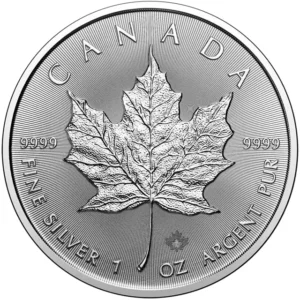 2025 Canadian Maple 1oz Silver Coin