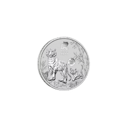 2022 Year of the Tiger with Dragon Privy 1oz Silver Coin