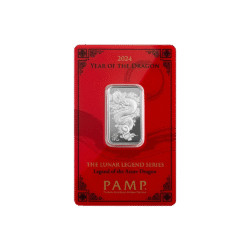 PAMP 'Year of the Dragon' Suisse 2024 1 oz Silver Bar